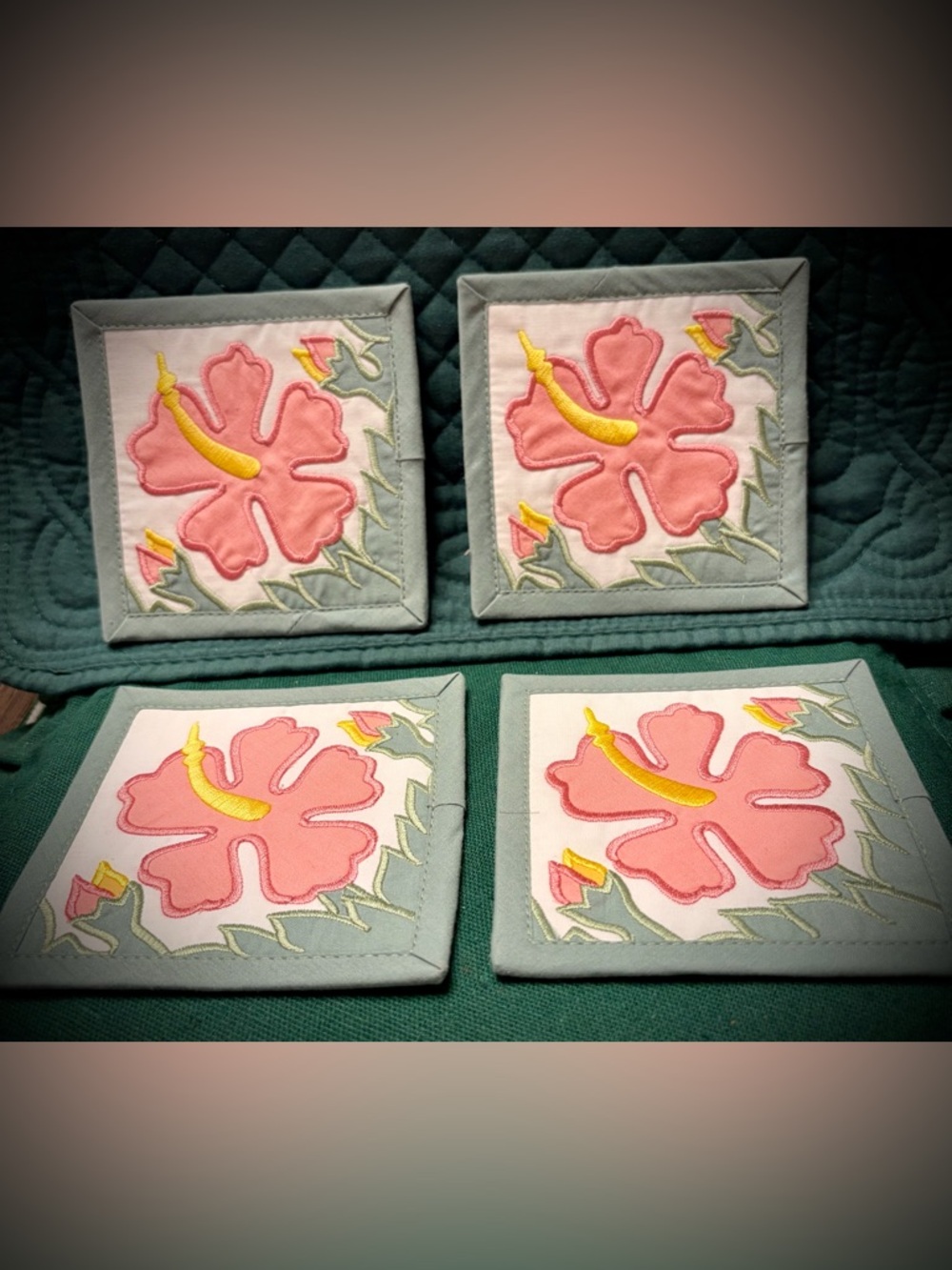 Handmade Fabric Coasters